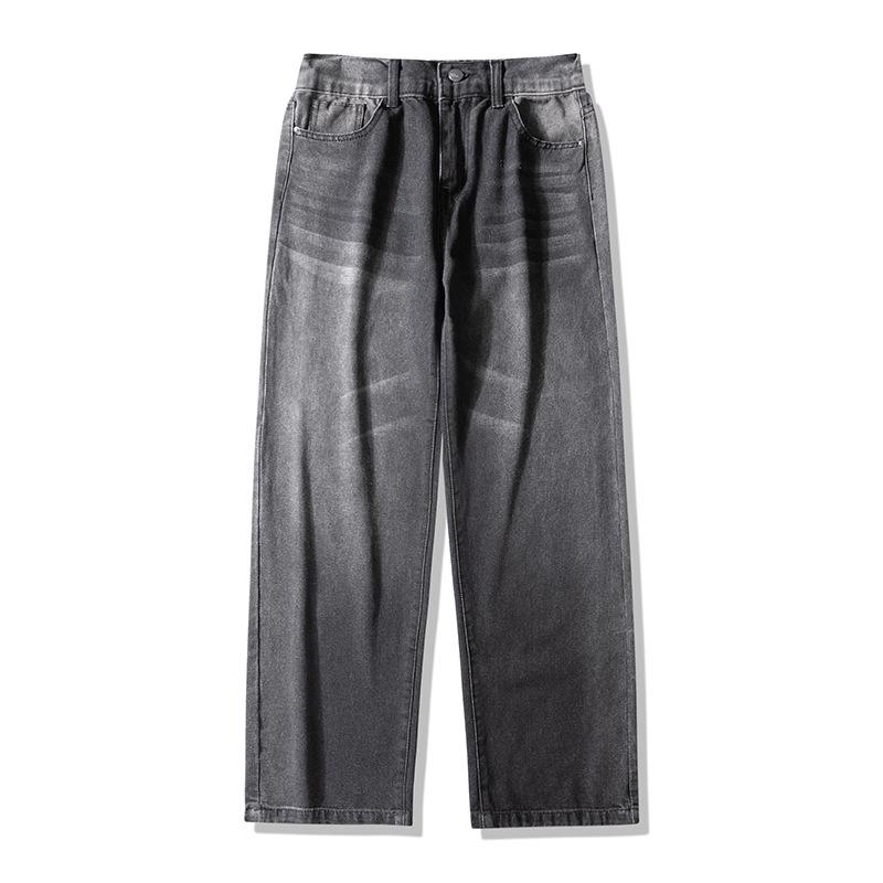 Yadu Four Seasons Floor Mop Denim Pants: Retro Hong Kong Style, Loose Straight Leg, Unisex Casual Long Pants 525 M
Yadu Four Seasons Floor Mop Denim Pants: Retro Hong Kong Style, Loose Straight Leg, Unisex Casual Long Pants 525 M