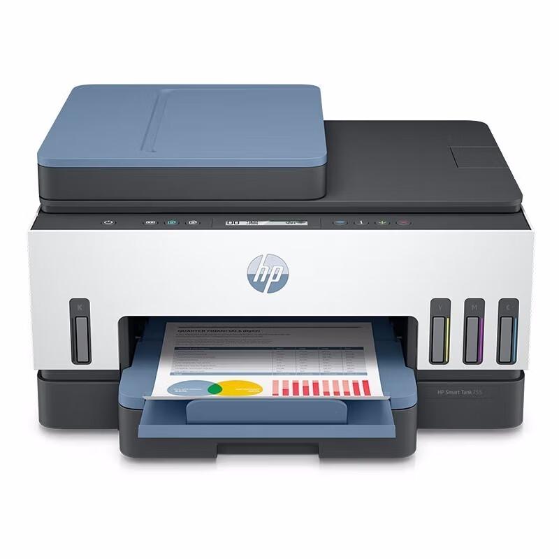 HP Tank 755 A4 Color Inkjet All-in-One Printer CN plug (adapter included)
HP Tank 755 A4 Color Inkjet All-in-One Printer CN plug (adapter included)