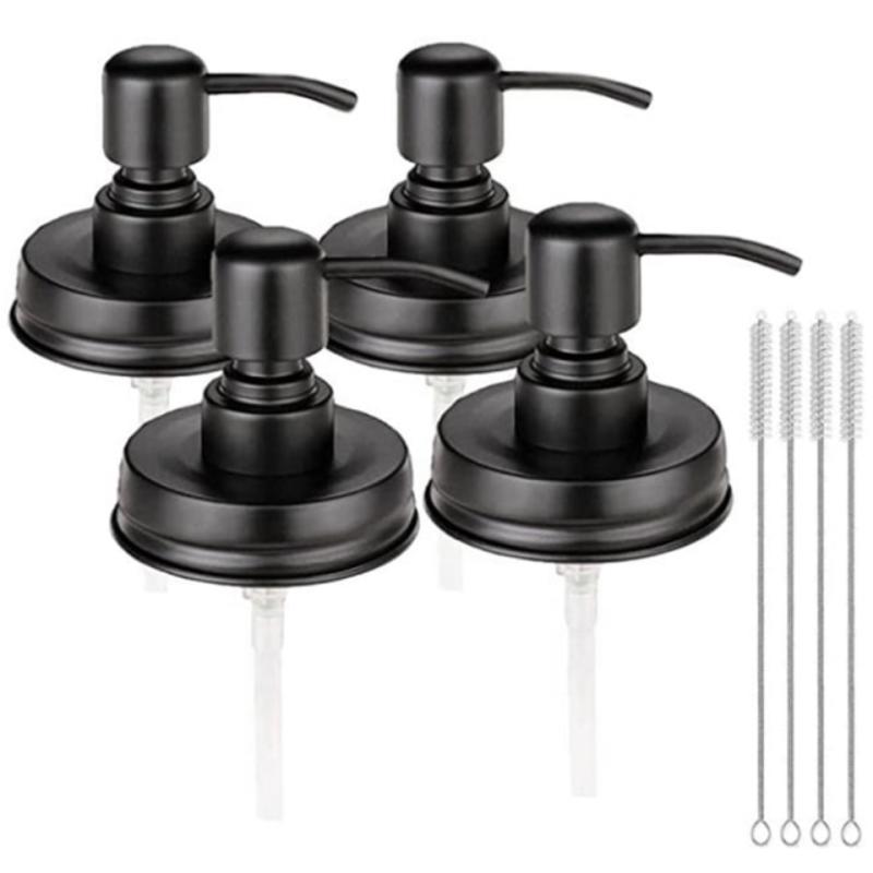 JAR 4 Pack Soap Dispenser Covers with Pumps, Liquid Soap Dispenser Covers for Cleaning Brushes 16 x 16 oz Set | Liquid Soap Dispensers (Black)
JAR 4 Pack Soap Dispenser Covers with Pumps, Liquid Soap Dispenser Covers for Cleaning Brushes 16 x 16 oz Set | Liquid Soap Dispensers (Black)