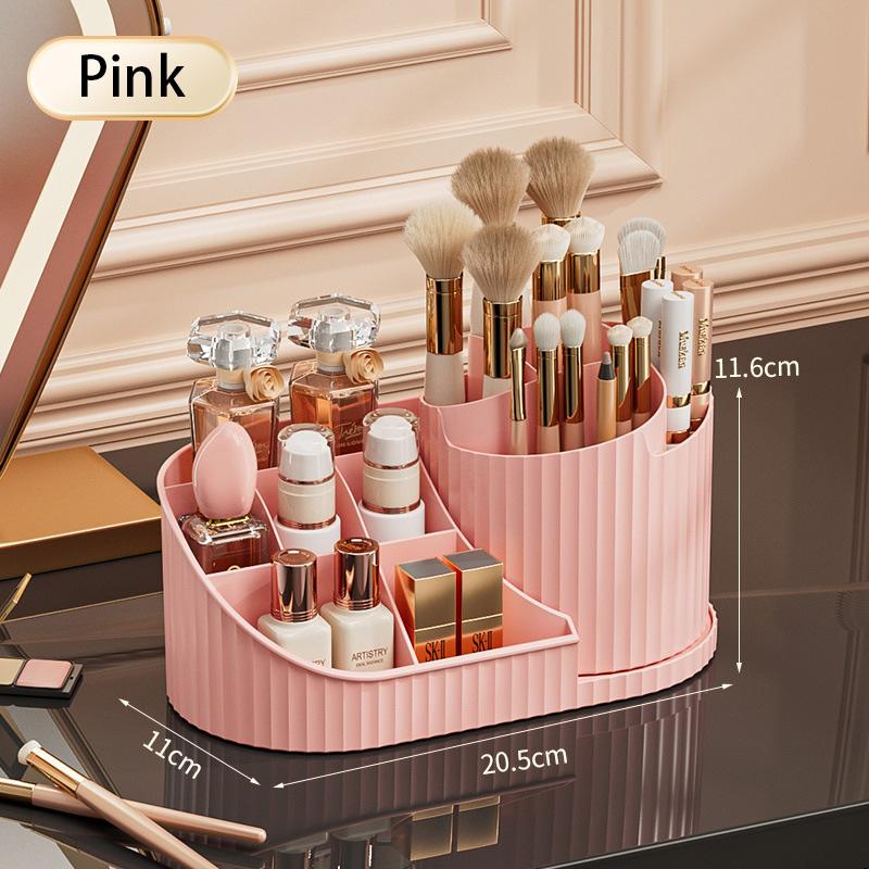 360° Rotatable Cosmetic Organizer Lipstick, Makeup Brush Organizer, Desktop Cosmetic Display Cabinet Suitable for Living Room, рожевий
360° Rotatable Cosmetic Organizer Lipstick, Makeup Brush Organizer, Desktop Cosmetic Display Cabinet Suitable for Living Room, рожевий