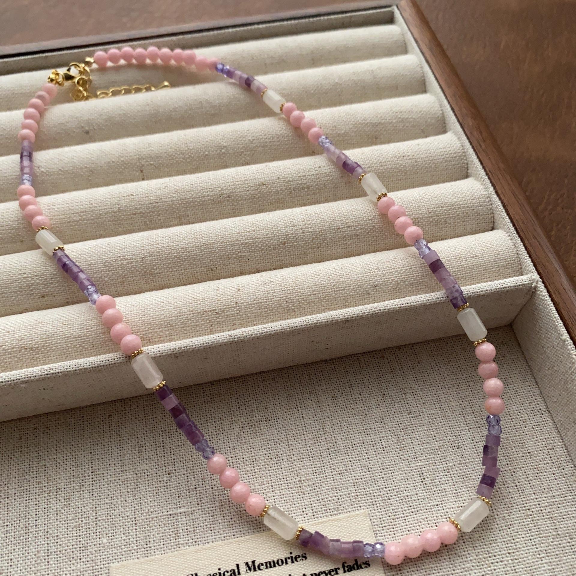 Vintage spar beaded agate necklace Chinese oriental elegant dopamine bracelet collarbone sweater chain
Vintage spar beaded agate necklace Chinese oriental elegant dopamine bracelet collarbone sweater chain