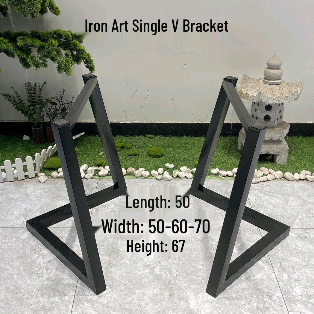 Solid Walnut Slab Table Frame with Iron Legs
Solid Walnut Slab Table Frame with Iron Legs