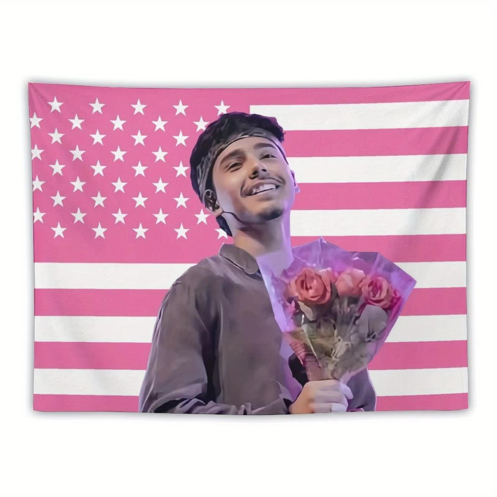 Ivan Mijukic Cornejo American Flag Tapestry Pink Star Design 100 Polyester Peach Skin Fabric for Dorm Living Room Bedroom 74x94cm(29x37in)
Ivan Mijukic Cornejo American Flag Tapestry Pink Star Design 100 Polyester Peach Skin Fabric for Dorm Living Room Bedroom 74x94cm(29x37in)