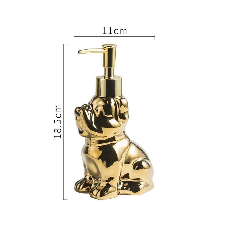 Ceramic Soap Dispenser Dog Shape Portable Hand Sanitizer Lotion Bottle Home Bathroom Shampoo Shower Gel Bottles Home Accessories
Ceramic Soap Dispenser Dog Shape Portable Hand Sanitizer Lotion Bottle Home Bathroom Shampoo Shower Gel Bottles Home Accessories