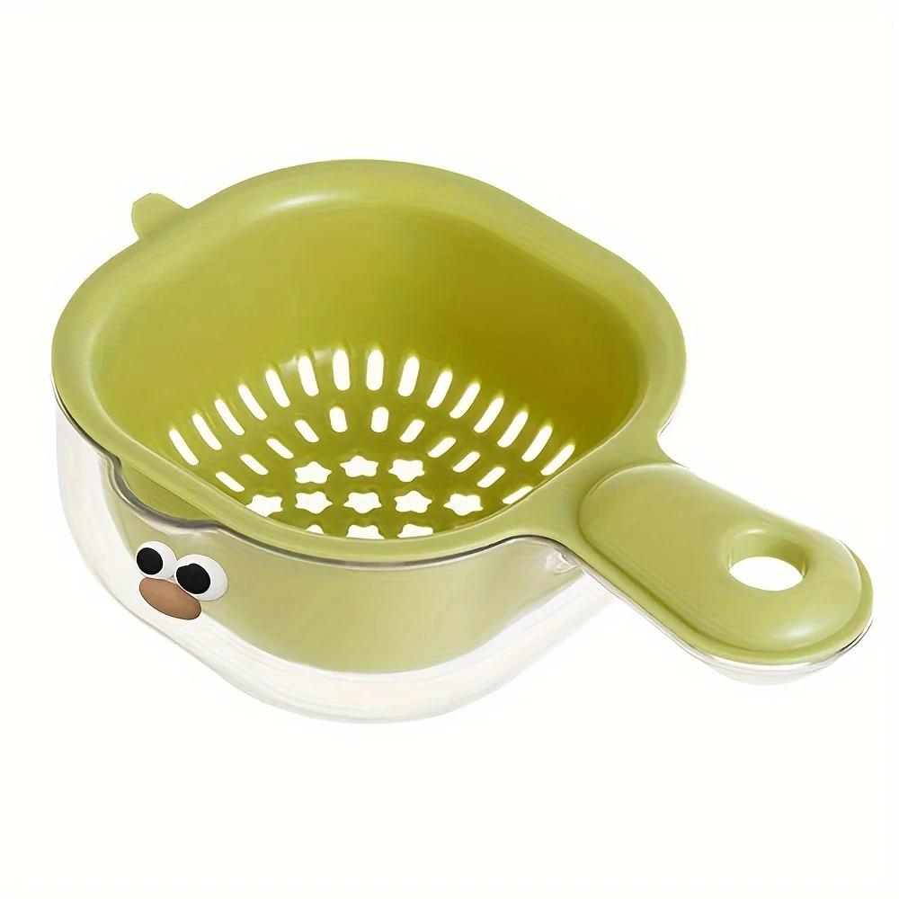 2 In1 Duckbill Cute Handle Draining Basket Straining Fruit Drain Basket Washing Double Basket Dishwashing Layer Fruit Tools 2025 зелёный
2 In1 Duckbill Cute Handle Draining Basket Straining Fruit Drain Basket Washing Double Basket Dishwashing Layer Fruit Tools 2025 зелёный