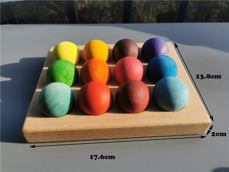 Kids Wooden Toys Color Sorting Wood Balls Rainbow & Pastel Sphere with Tray Unpaint Cup Montessori Peg Dolls and Rings
Kids Wooden Toys Color Sorting Wood Balls Rainbow & Pastel Sphere with Tray Unpaint Cup Montessori Peg Dolls and Rings