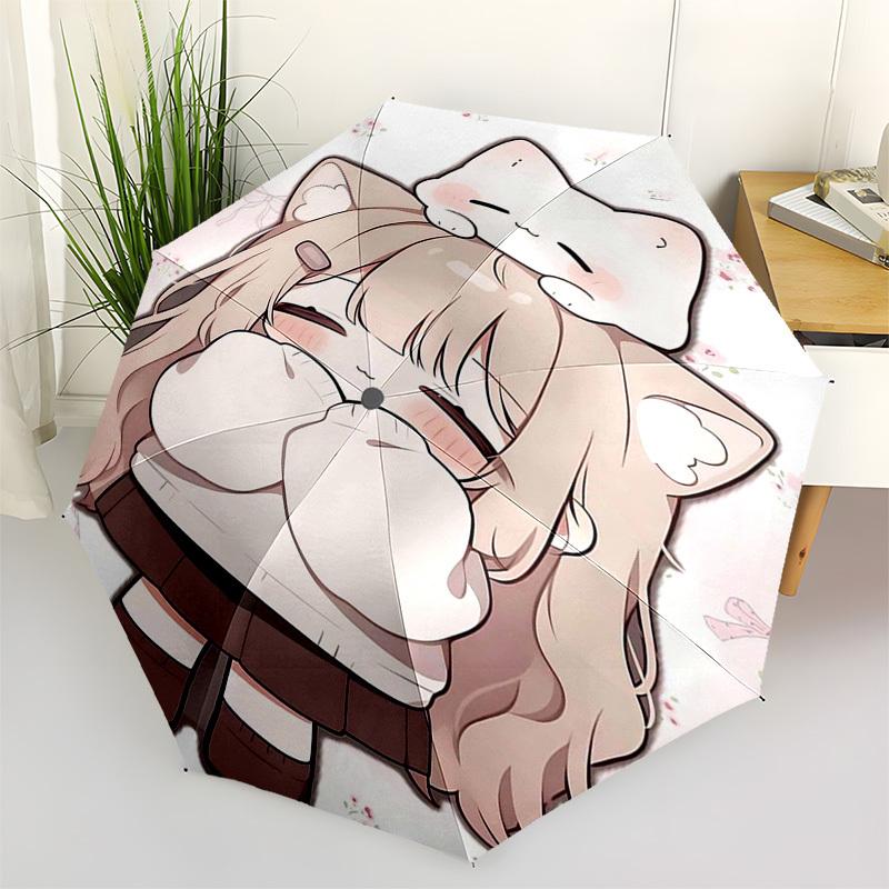 1pc Neko Atsume Inspired Automatic Opening/Closing Outdoor Umbrella - Portable 3-Fold Design with 8-Bone Iron Frame - Outdoor for Fans, Travelers
1pc Neko Atsume Inspired Automatic Opening/Closing Outdoor Umbrella - Portable 3-Fold Design with 8-Bone Iron Frame - Outdoor for Fans, Travelers