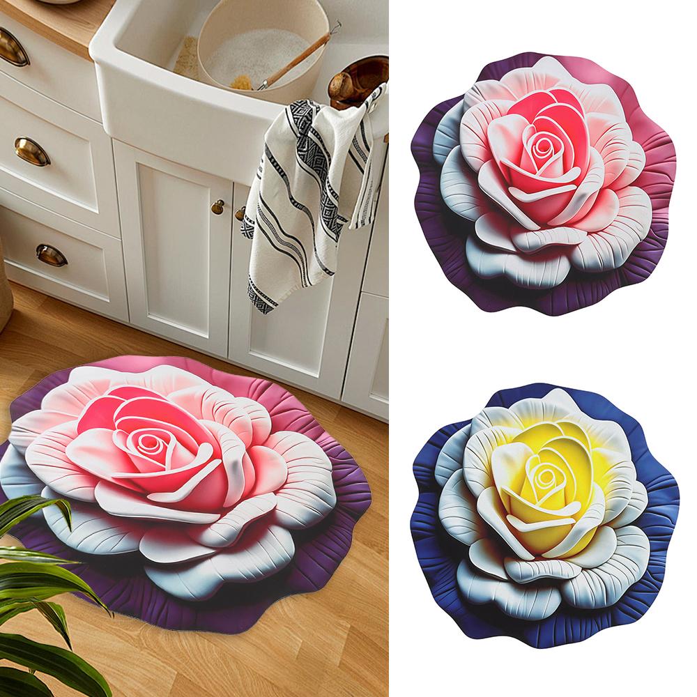 60x60CM Flower Carpet Special-Shaped Floor Mat Door Gasket For Bedroom, Living Room And Kitchen B
60x60CM Flower Carpet Special-Shaped Floor Mat Door Gasket For Bedroom, Living Room And Kitchen B