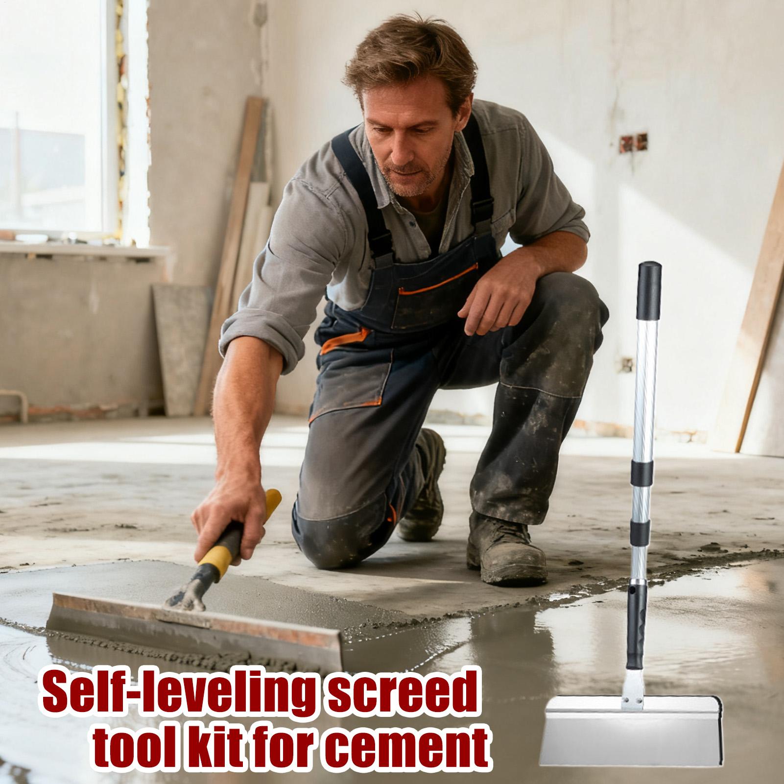 Self-Leveling Concrete Tools Telescopic Pole Cement Squeegee Concrete Self-Leveling Squeegee For Contractors DIY Homeowners China Mainland
Self-Leveling Concrete Tools Telescopic Pole Cement Squeegee Concrete Self-Leveling Squeegee For Contractors DIY Homeowners China Mainland