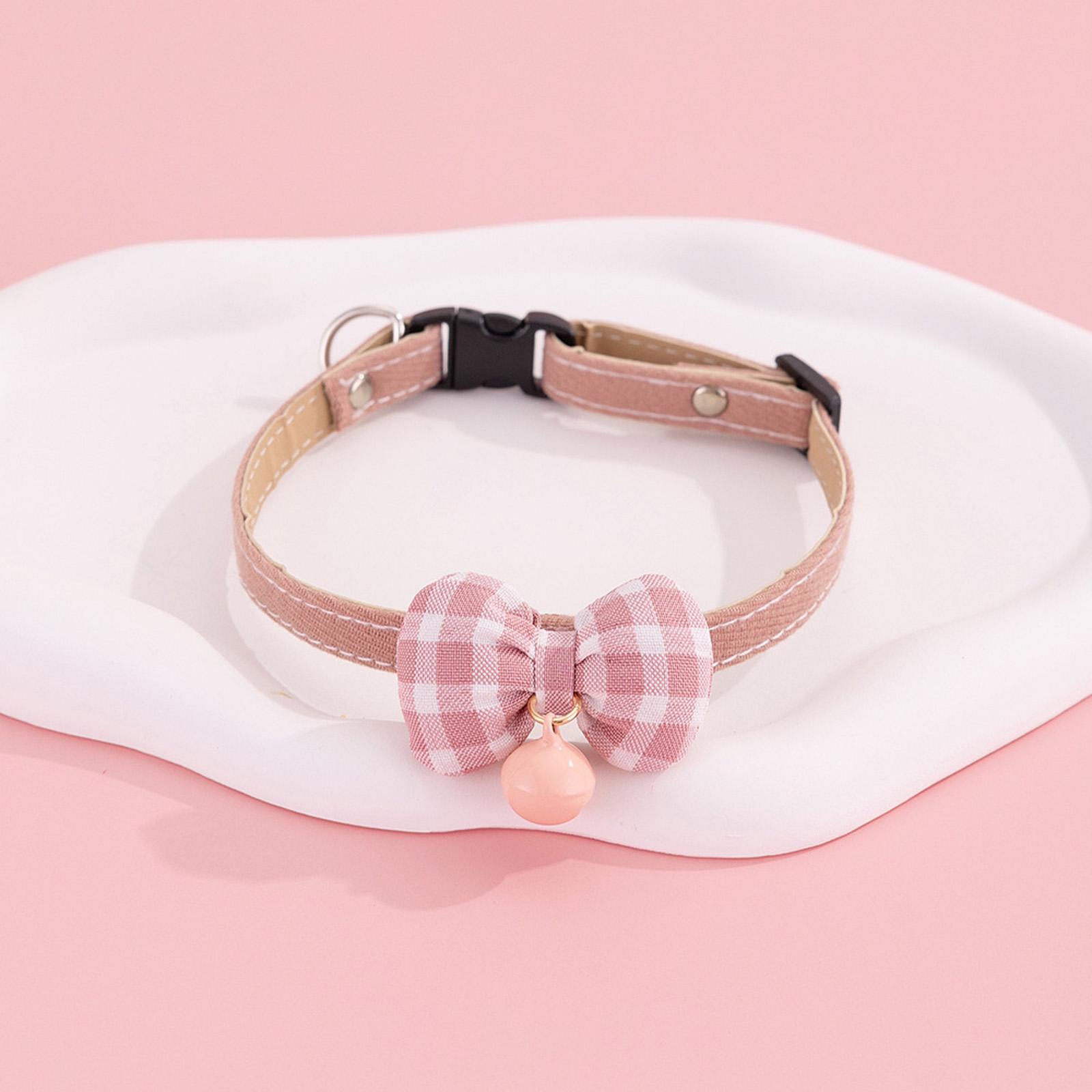 Adjustable Pet Collar with Checkered Bow Tie and Bell for Cats Small Dogs Lightweight Durable Nylon Material Safety Buckle M розовый
Adjustable Pet Collar with Checkered Bow Tie and Bell for Cats Small Dogs Lightweight Durable Nylon Material Safety Buckle M розовый