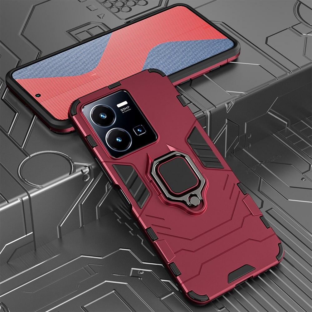 Противоударный защитный чехол KEYSION для VIVO Y35 Y22S Y16, силиконовый + ПК с металлическим кольцом-подставкой, задняя крышка для телефона VIVO Y16 Y22S Y35 4G for VIVO Y35 красный
Противоударный защитный чехол KEYSION для VIVO Y35 Y22S Y16, силиконовый + ПК с металлическим кольцом-подставкой, задняя крышка для телефона VIVO Y16 Y22S Y35 4G for VIVO Y35 красный
