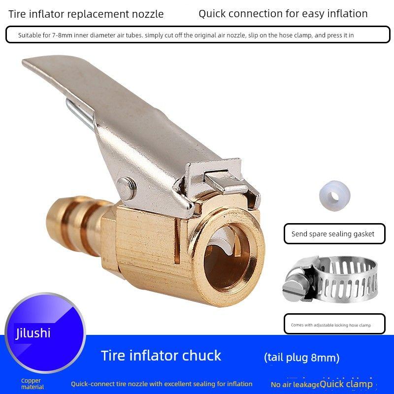 Jilushi Car Air Pump Extension Adapter for Inflating Cars, Motorcycles, Bicycles, and Unicycles Quick Inflatable Quick Clamp (Tail Plug 8mm)
Jilushi Car Air Pump Extension Adapter for Inflating Cars, Motorcycles, Bicycles, and Unicycles Quick Inflatable Quick Clamp (Tail Plug 8mm)