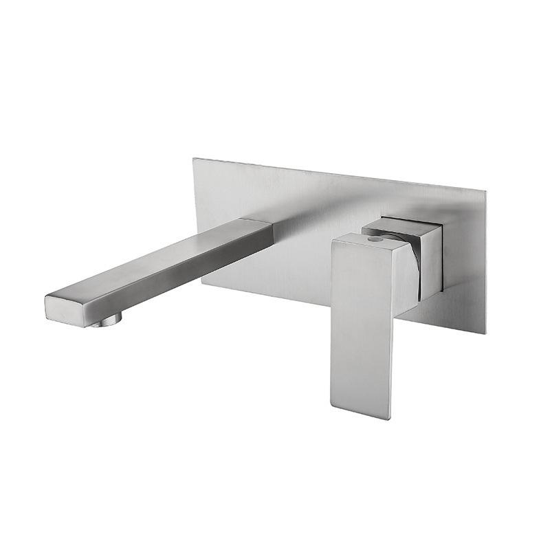 Stainless Steel Lavatory Bathroom Faucet Wall Mounted Waterfall Basin Faucets Hot & Cold Water Mixer Tap Single Lever Bath Tap
Stainless Steel Lavatory Bathroom Faucet Wall Mounted Waterfall Basin Faucets Hot & Cold Water Mixer Tap Single Lever Bath Tap