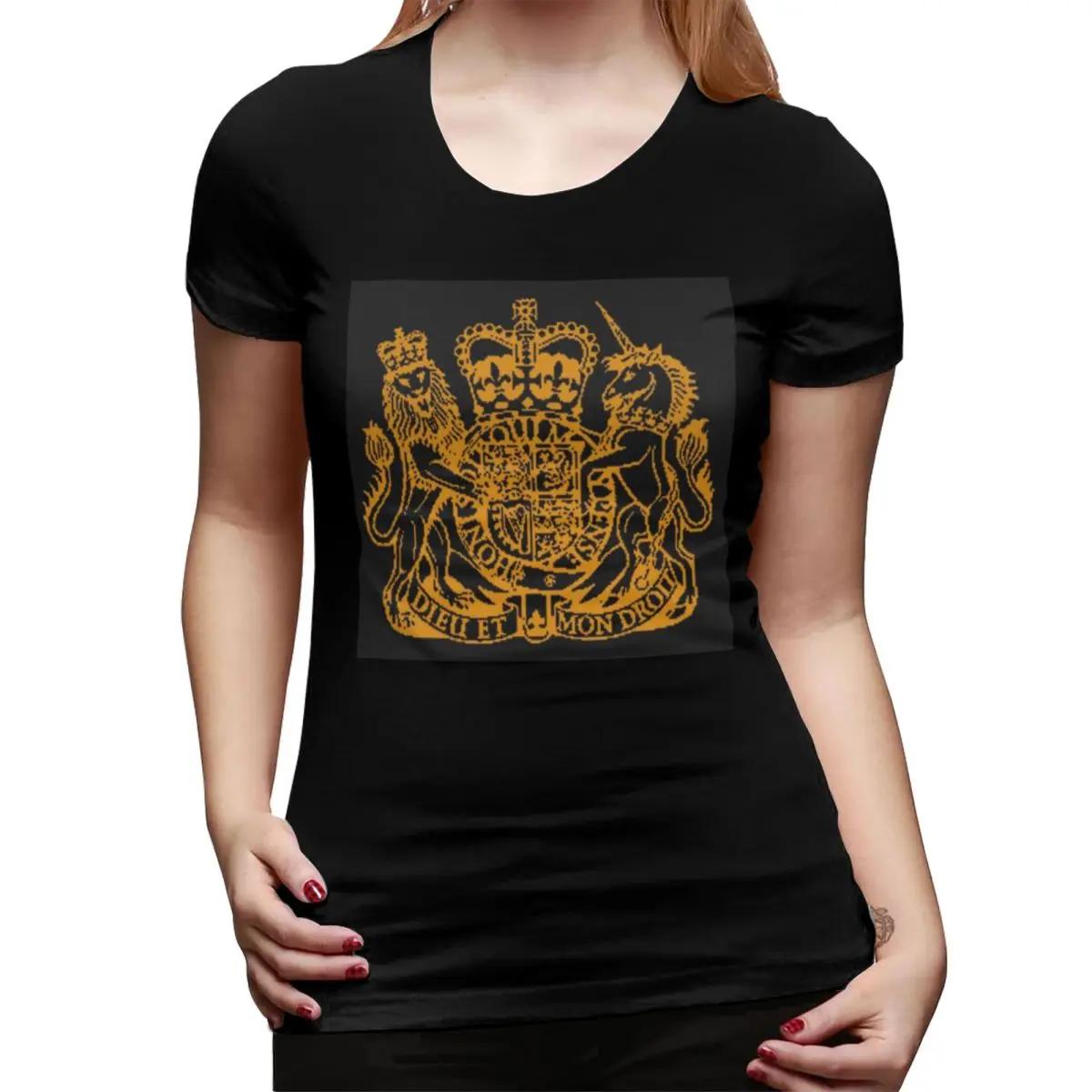 Elizabeth II Royal Coat Of Arms Emblem TShirt for Women Crew Neck Streetwear T Shirts Womens Tees Short Summer Clothes Tops 4XL
Elizabeth II Royal Coat Of Arms Emblem TShirt for Women Crew Neck Streetwear T Shirts Womens Tees Short Summer Clothes Tops 4XL