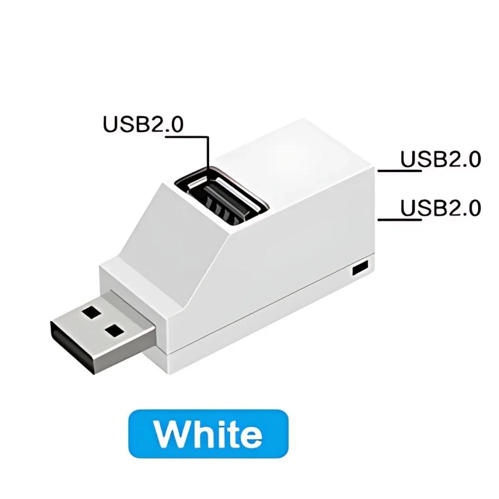 Mini 3-Port USB Hub USB2.0 USB3.0 High-Speed Splitter for Laptops Computers Portable Multiport Adapter
Mini 3-Port USB Hub USB2.0 USB3.0 High-Speed Splitter for Laptops Computers Portable Multiport Adapter