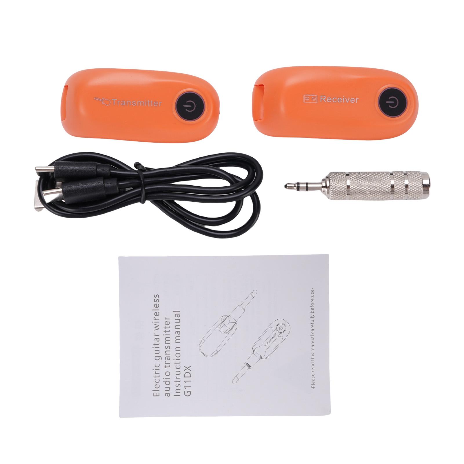 2.4G Wireless Guitar System Rechargeable Guitar Transmitter Receiver Set for Electric Guitar Bass чорний
2.4G Wireless Guitar System Rechargeable Guitar Transmitter Receiver Set for Electric Guitar Bass чорний