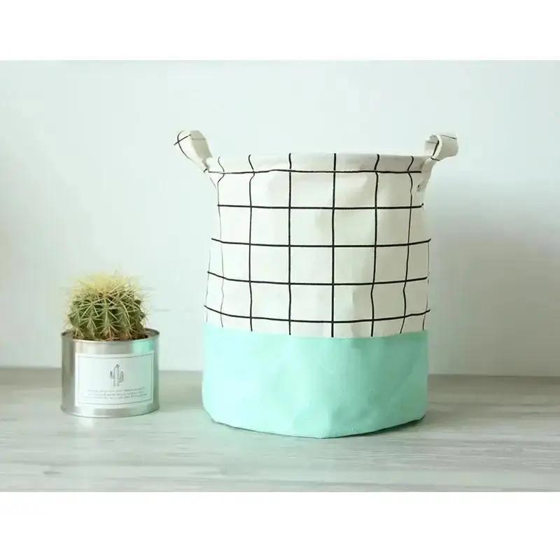 1 шт. Хлопковая и льняная ткань Искусство Корзина для белья Защита окружающей среды Корзина для пикника Корзина для классификации игрушек Хранение
1 шт. Хлопковая и льняная ткань Искусство Корзина для белья Защита окружающей среды Корзина для пикника Корзина для классификации игрушек Хранение