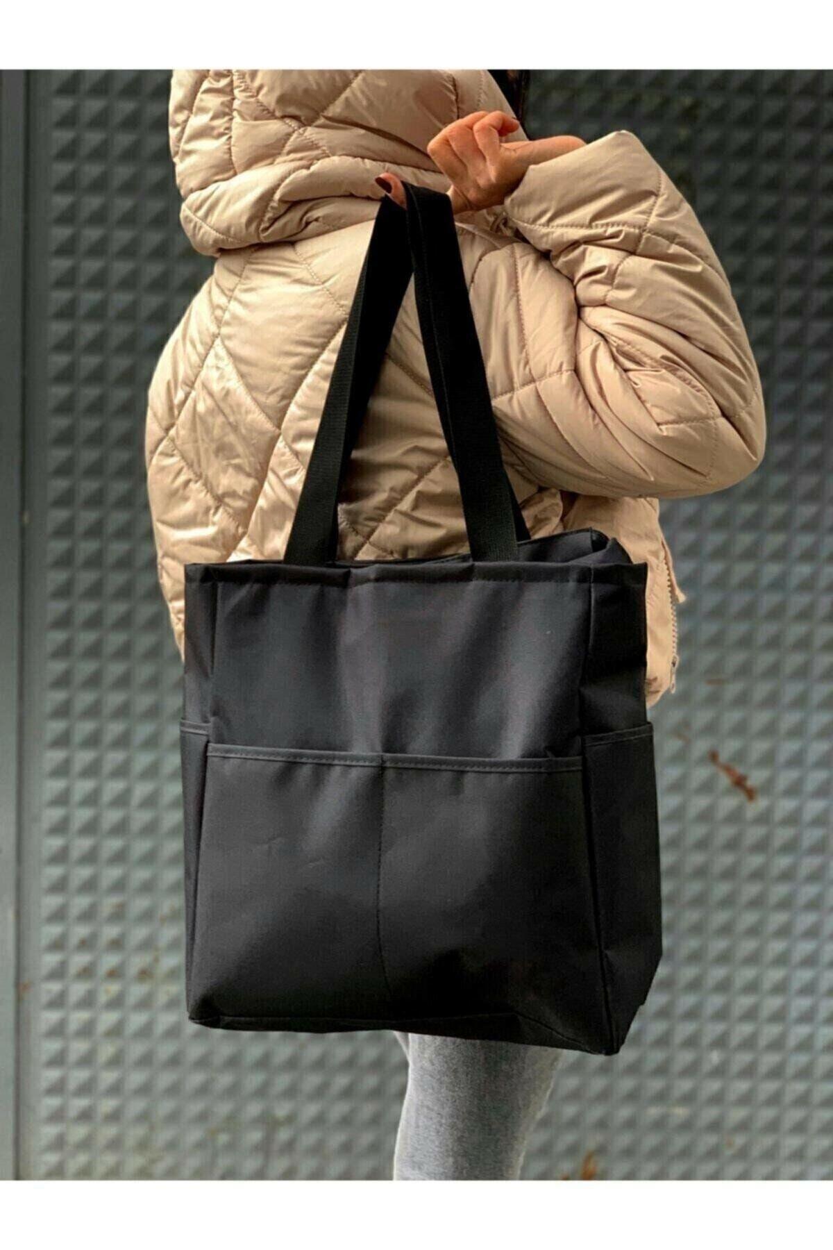 Женская стильная и полезная сумка через плечо Спортивная черная большая сумка через плечо