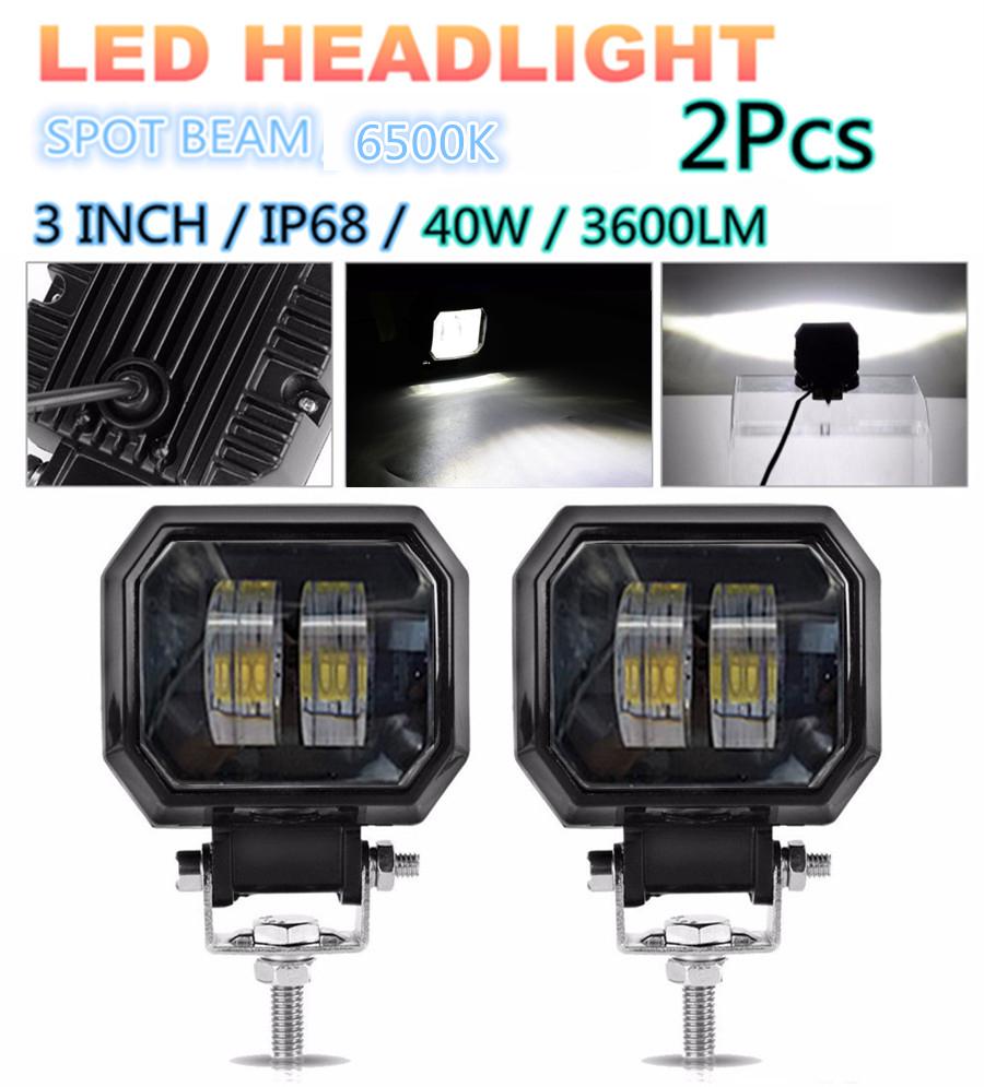 2PC 3Inch 12V 24V 6500K 40W Waterproof LED Light Bar Offroad Car Boat led Work Light Spot Light
2PC 3Inch 12V 24V 6500K 40W Waterproof LED Light Bar Offroad Car Boat led Work Light Spot Light