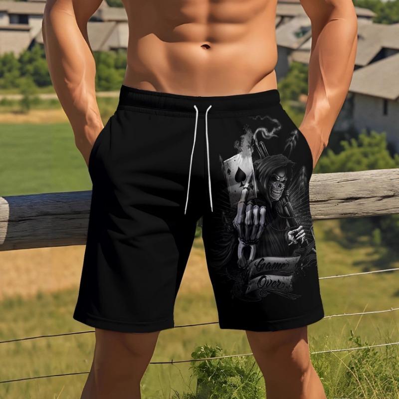 Men s Summer Casual Beach Shorts 3D Blue Flame Print Quick Dry Drawstring Waist S
Men s Summer Casual Beach Shorts 3D Blue Flame Print Quick Dry Drawstring Waist S