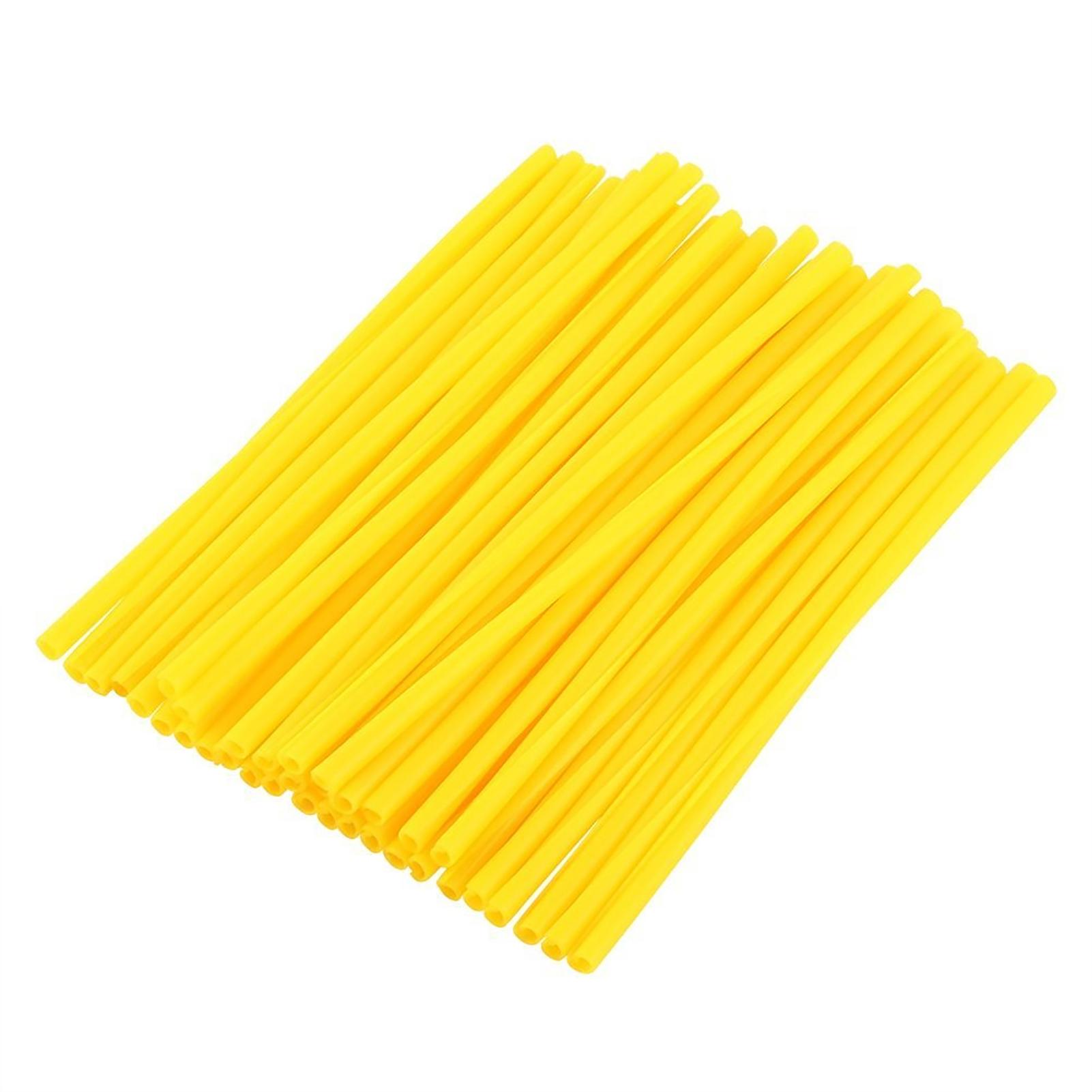 36 шт. Защитные накладки на спицы колес для мотокросса, комплект защитных накладок для мотоциклов для бездорожья, желтый жёлтый