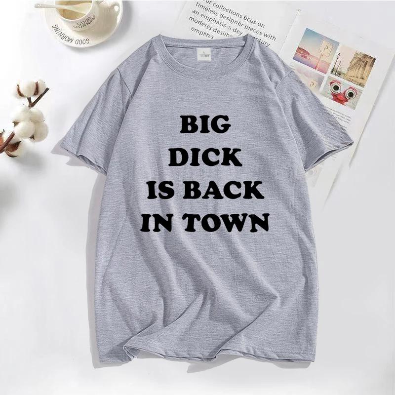 I M Shy But I Have A Big Dick Back In Town T Shirt Funny Streetwear Men Short Sleeves Tshirt Streetwear Husband Male Clothing XL сірий
I M Shy But I Have A Big Dick Back In Town T Shirt Funny Streetwear Men Short Sleeves Tshirt Streetwear Husband Male Clothing XL сірий
