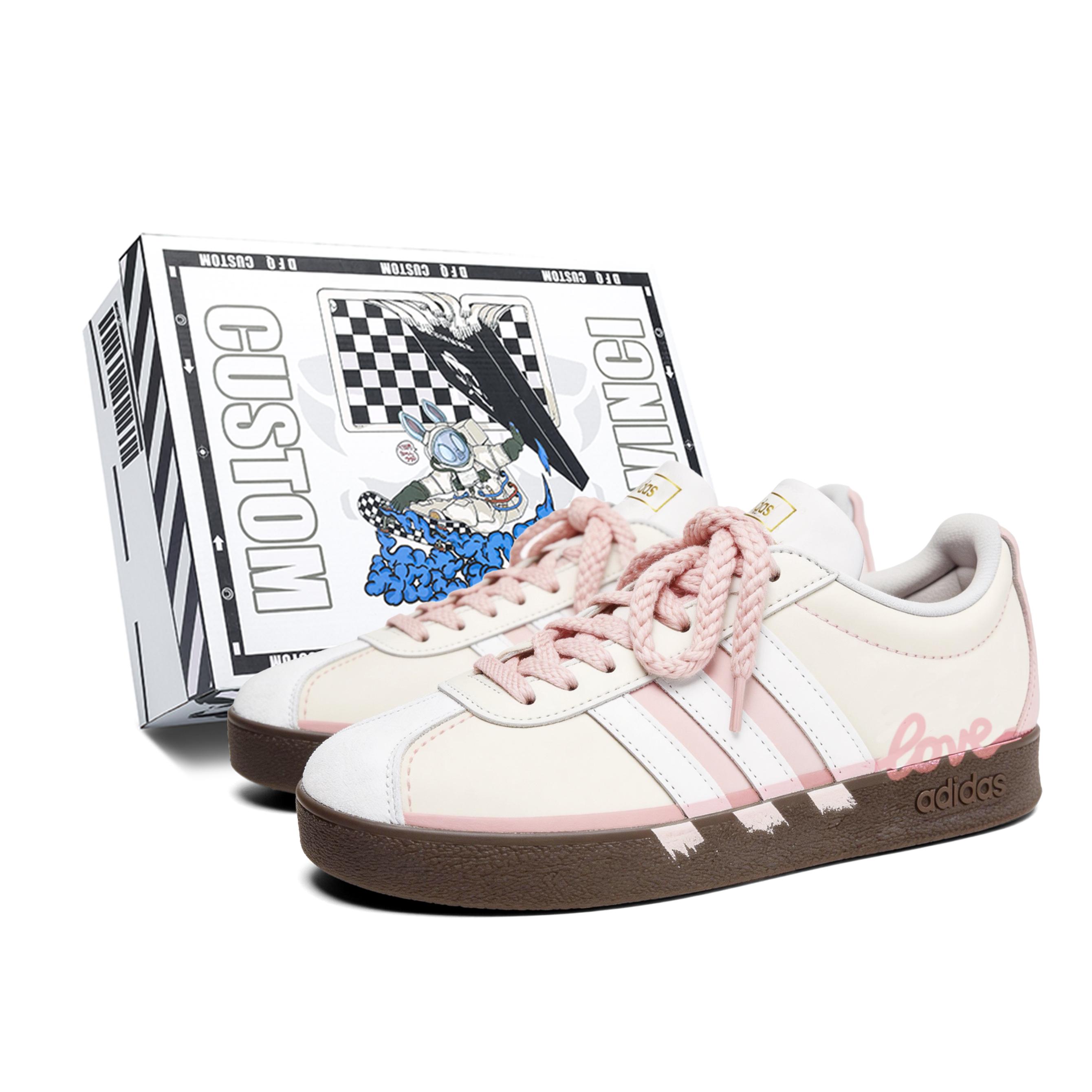 Adidas Vl Court Classic Pink Love Trail, Box Low top Skateboard Shoes Unisex Pink JQ2470(TeamM--BOX) 43⅓
Adidas Vl Court Classic Pink Love Trail, Box Low top Skateboard Shoes Unisex Pink JQ2470(TeamM--BOX) 43⅓