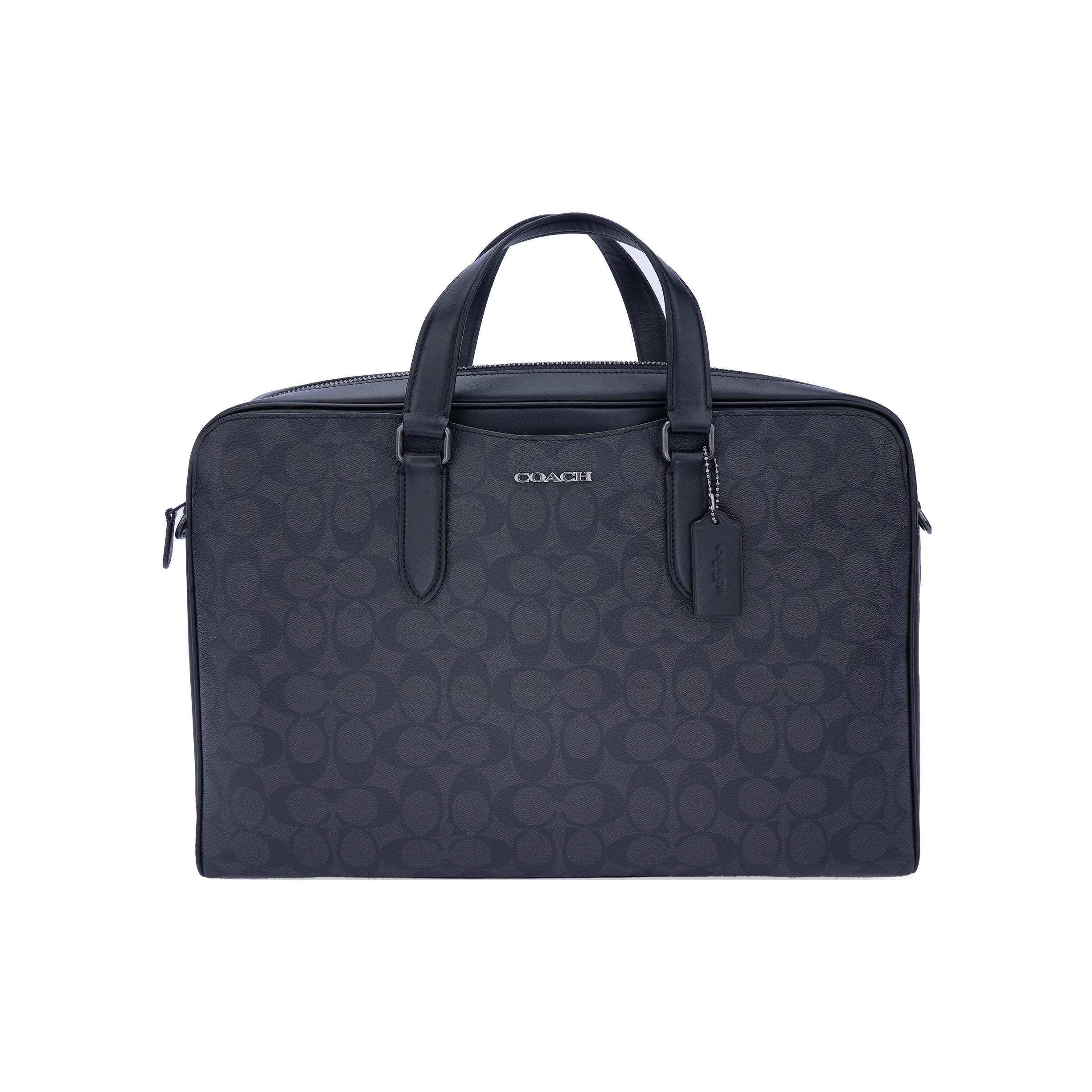 New COACH Graham Calfskin Portable One Shoulder Crossbody Briefcases Large Size Men s Black C8175-QBN3A 39.4*8.1*27.9CM
New COACH Graham Calfskin Portable One Shoulder Crossbody Briefcases Large Size Men s Black C8175-QBN3A 39.4*8.1*27.9CM