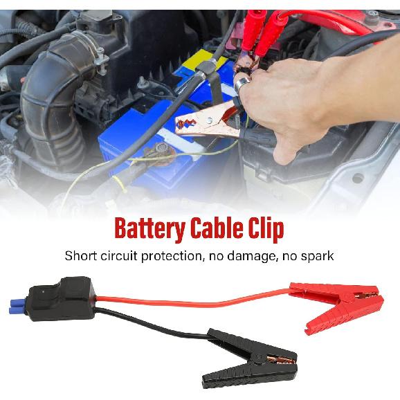 Portable Jump Starter Cable Replacement, Battery Booster Clamp with Insulation Shell for Emergency, Circuit
Portable Jump Starter Cable Replacement, Battery Booster Clamp with Insulation Shell for Emergency, Circuit