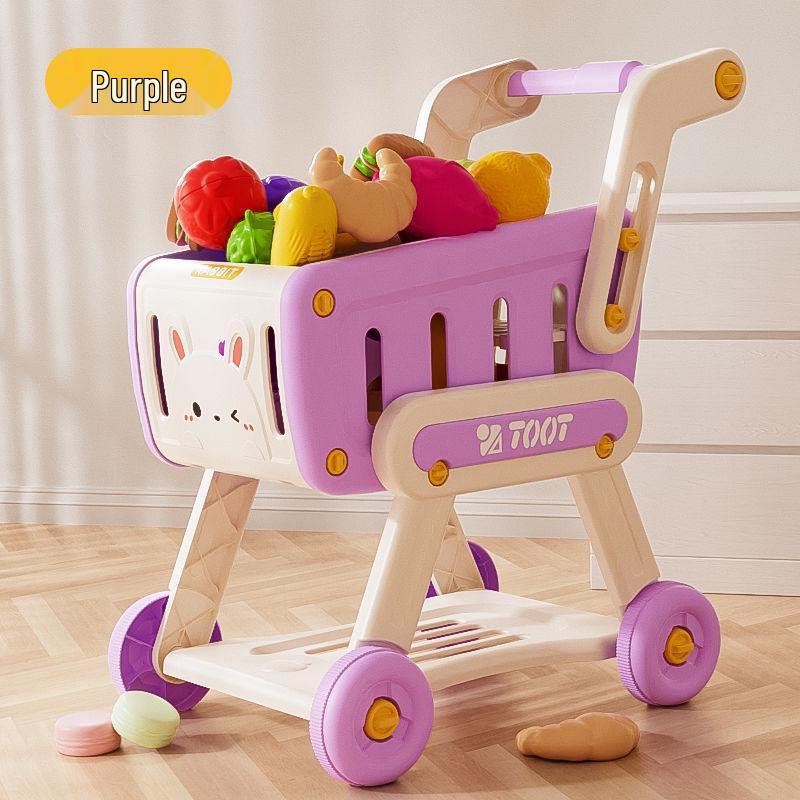 Girls Shopping Cart Role-Play Kitchen Toy for Ages 3-6: Fruit Pushcart Gift Cart Only, No Fruits or Vegetables фиолетовый
Girls Shopping Cart Role-Play Kitchen Toy for Ages 3-6: Fruit Pushcart Gift Cart Only, No Fruits or Vegetables фиолетовый