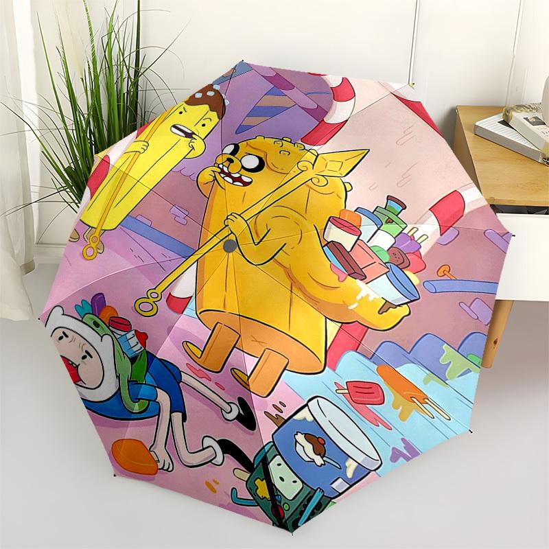 1pc Adventure Time Outdoor Umbrella - Automatic Opening/Closing, Portable 3-Fold Design with 8-Rib Iron Frame - Perfect Gift for Fans, Travelers,
1pc Adventure Time Outdoor Umbrella - Automatic Opening/Closing, Portable 3-Fold Design with 8-Rib Iron Frame - Perfect Gift for Fans, Travelers,
