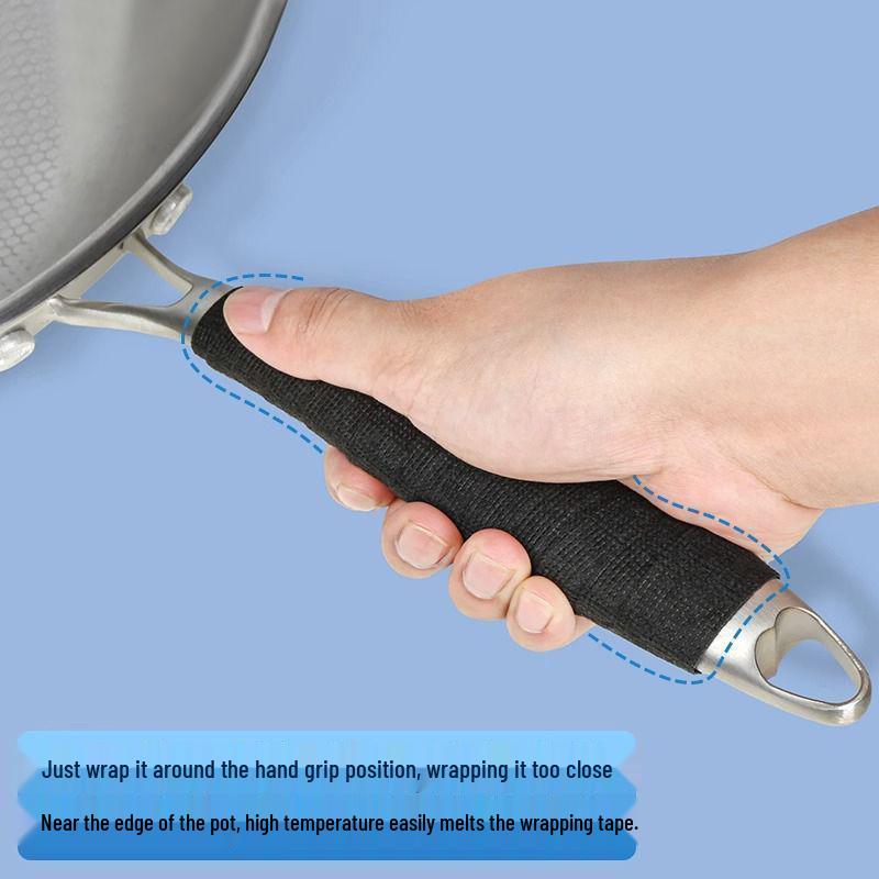 Нескользящая термостойкая накладка на ручку для кастрюль и сковород
Нескользящая термостойкая накладка на ручку для кастрюль и сковород