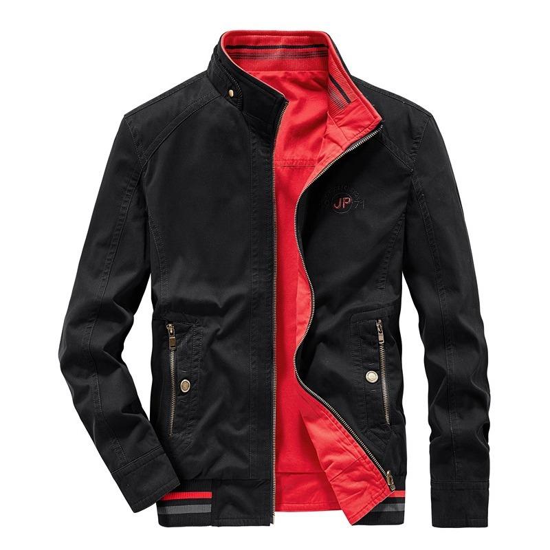 Двусторонняя одежда весна и осень новая мужская мода повседневная молодежная свободная куртка большого размера мужская двусторонняя куртка топ 5XL чёрный
Двусторонняя одежда весна и осень новая мужская мода повседневная молодежная свободная куртка большого размера мужская двусторонняя куртка топ 5XL чёрный