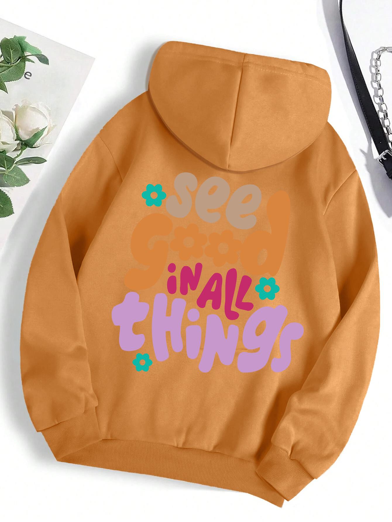See Good In All Things Printed Streetwear Women Trendy Harajuku Hoodie Fashion All-Match Pullover Autumn Pocket Female Hoody 2XL
See Good In All Things Printed Streetwear Women Trendy Harajuku Hoodie Fashion All-Match Pullover Autumn Pocket Female Hoody 2XL