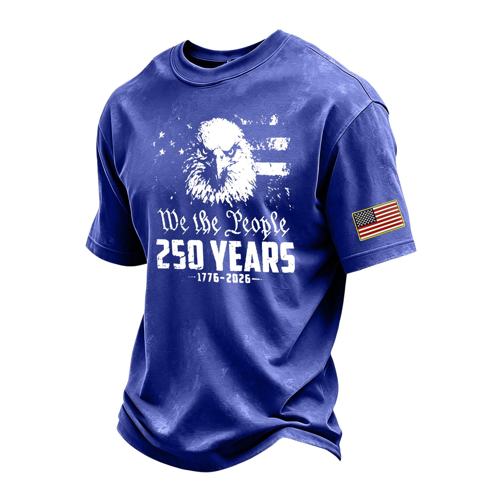 Men s Vintage Washed Crew Neck Short Sleeve T Shirt 250 Years Independence Day Printed Graphic Tee Casual Fit XXXL синій
Men s Vintage Washed Crew Neck Short Sleeve T Shirt 250 Years Independence Day Printed Graphic Tee Casual Fit XXXL синій