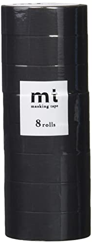 Kamoi Processing Paper MT08P207R mt Masking Tape, 8 Pieces, Matte Black, Width 0.6 inches (15 mm) x 23.2 ft (7 m), Pack of 8 Rolls of Same Color
Kamoi Processing Paper MT08P207R mt Masking Tape, 8 Pieces, Matte Black, Width 0.6 inches (15 mm) x 23.2 ft (7 m), Pack of 8 Rolls of Same Color