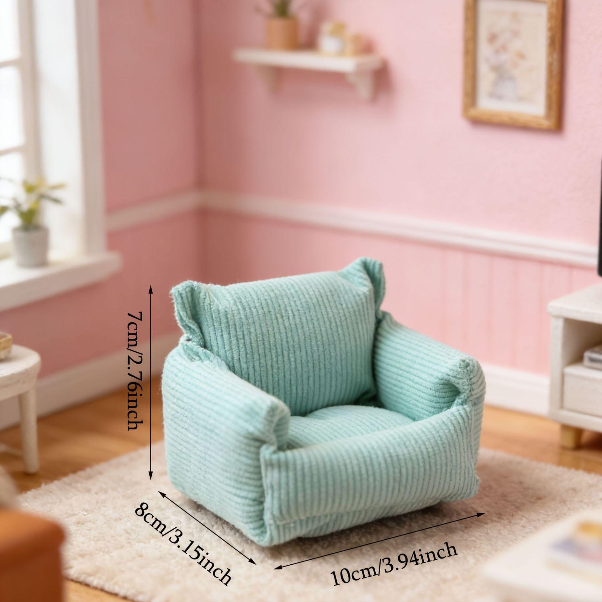 Dollhouse Sofa Micro Scene Handmade Assembly DIY Model Miniature Furniture Playing House Landscape Dolls Accessory зелёный
Dollhouse Sofa Micro Scene Handmade Assembly DIY Model Miniature Furniture Playing House Landscape Dolls Accessory зелёный