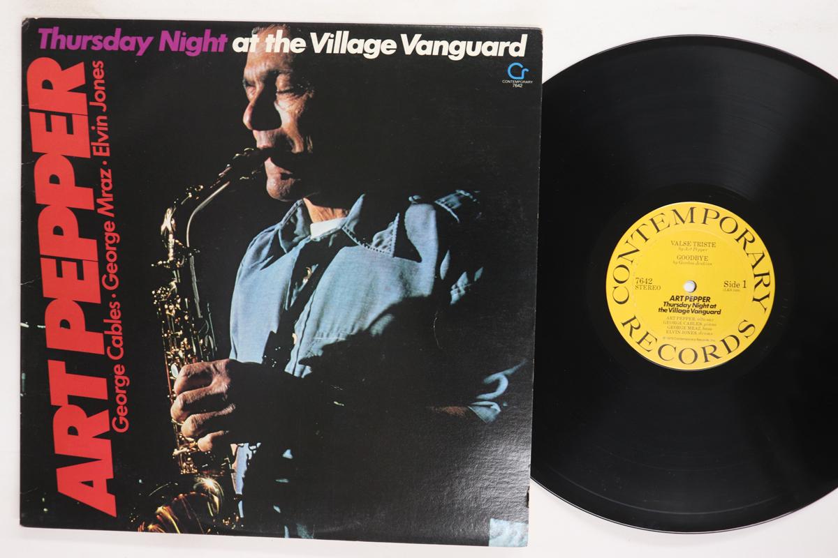 LP Record ART PEPPER Thursday Night At The Village Vangu 7642 CONTEMPORARY 197 US Jazz Used
LP Record ART PEPPER Thursday Night At The Village Vangu 7642 CONTEMPORARY 197 US Jazz Used