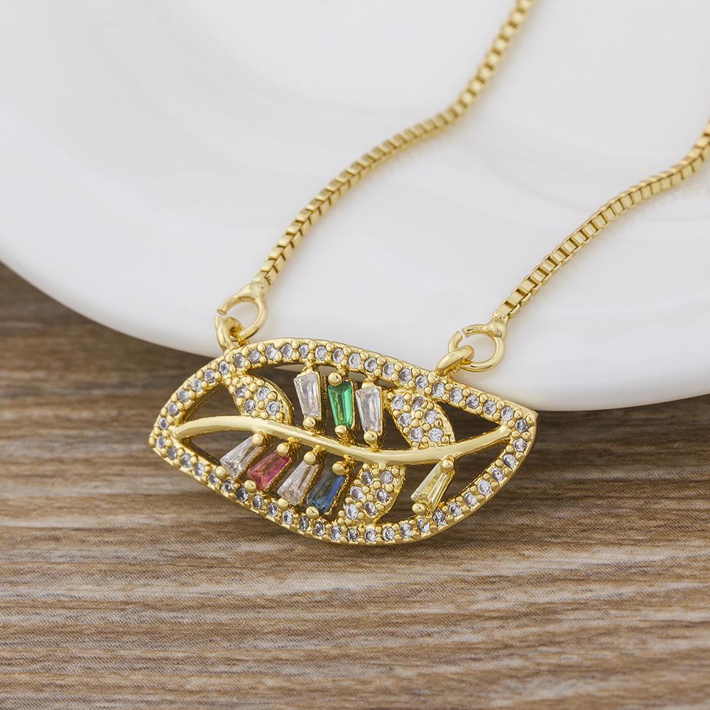 Nidin New Trendy CZ Rainbow Necklace Woman Long Chain Zircon Necklace Natural Stone Jewelry Collar Pendant Necklace For Women
Nidin New Trendy CZ Rainbow Necklace Woman Long Chain Zircon Necklace Natural Stone Jewelry Collar Pendant Necklace For Women