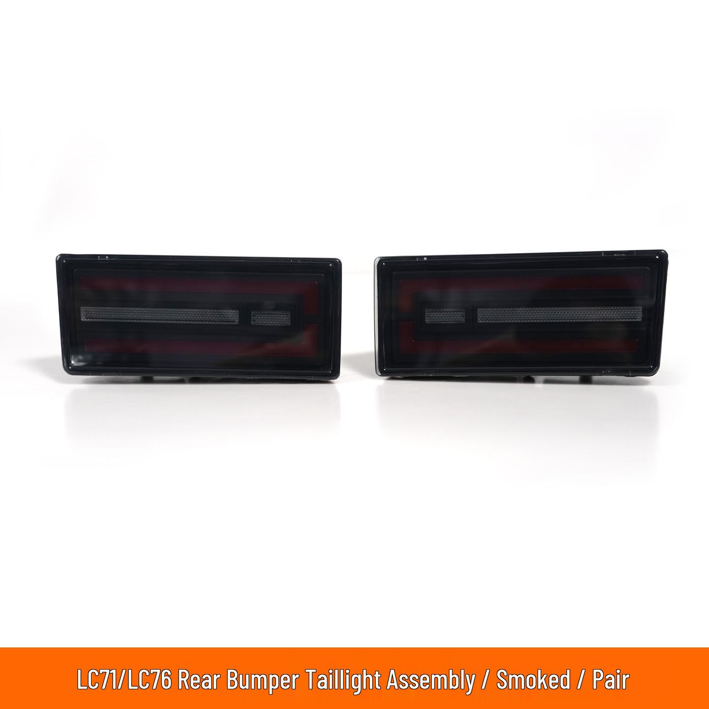 LED Dynamic Tail Light for Toyota Land Cruiser LC71/LC76: Rear Bumper & Flowing Turn Signal Brake Modification Pair
LED Dynamic Tail Light for Toyota Land Cruiser LC71/LC76: Rear Bumper & Flowing Turn Signal Brake Modification Pair