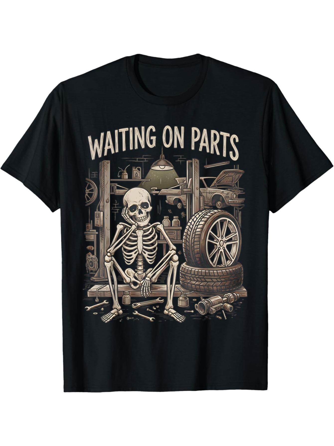 Humorous Skeleton Auto Mechanic T-Shirt for Men, Women, And Couples - Trendy Short Sleeve Top, Casual Summer Tee, Stylish Streetwear Essential 5XL різнокольоровий
Humorous Skeleton Auto Mechanic T-Shirt for Men, Women, And Couples - Trendy Short Sleeve Top, Casual Summer Tee, Stylish Streetwear Essential 5XL різнокольоровий