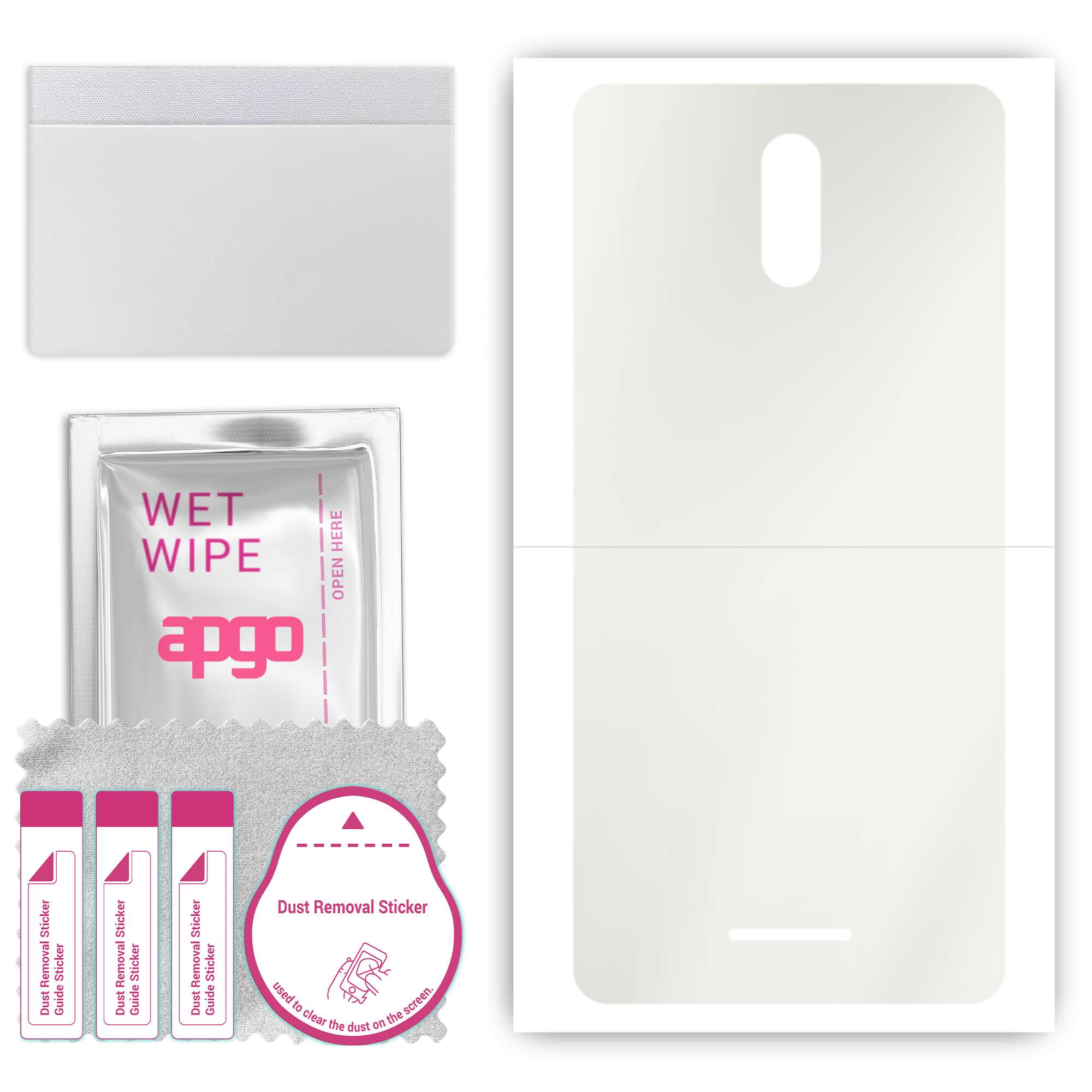 apgo MATTE Protective Skin Sticker for the back compatible with Wiko Sunny 5, Wrap Film, Hydrogel Film, Flexible, Soft TPU with positioning layer easy
apgo MATTE Protective Skin Sticker for the back compatible with Wiko Sunny 5, Wrap Film, Hydrogel Film, Flexible, Soft TPU with positioning layer easy