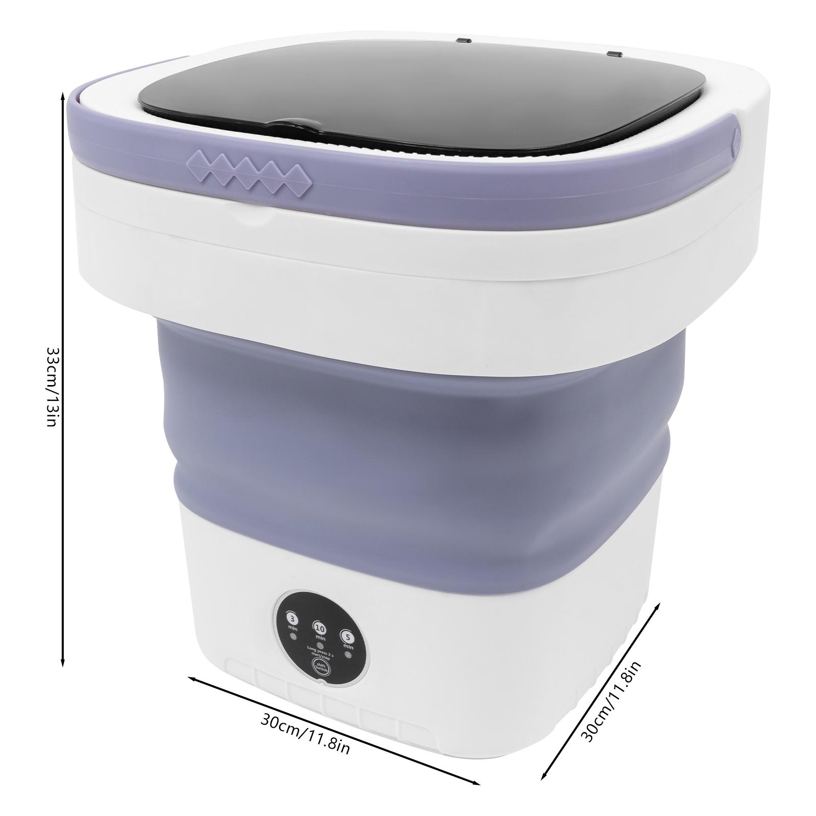Portable Washing Machine 12L,Large Capacity Folding,Simulated Handwashing Wheel Design/Blue Light Function For Deep Cleaning фіолетовий
Portable Washing Machine 12L,Large Capacity Folding,Simulated Handwashing Wheel Design/Blue Light Function For Deep Cleaning фіолетовий
