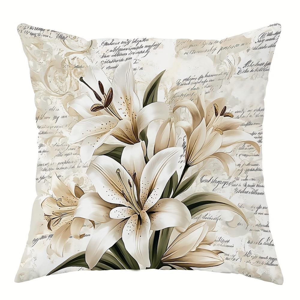 Vintage Floral Script Heritage PillowcasesLiving room sofa cushion cover, soft and comfortable, bedroom room decoration 45x45cm-1pcs
Vintage Floral Script Heritage PillowcasesLiving room sofa cushion cover, soft and comfortable, bedroom room decoration 45x45cm-1pcs