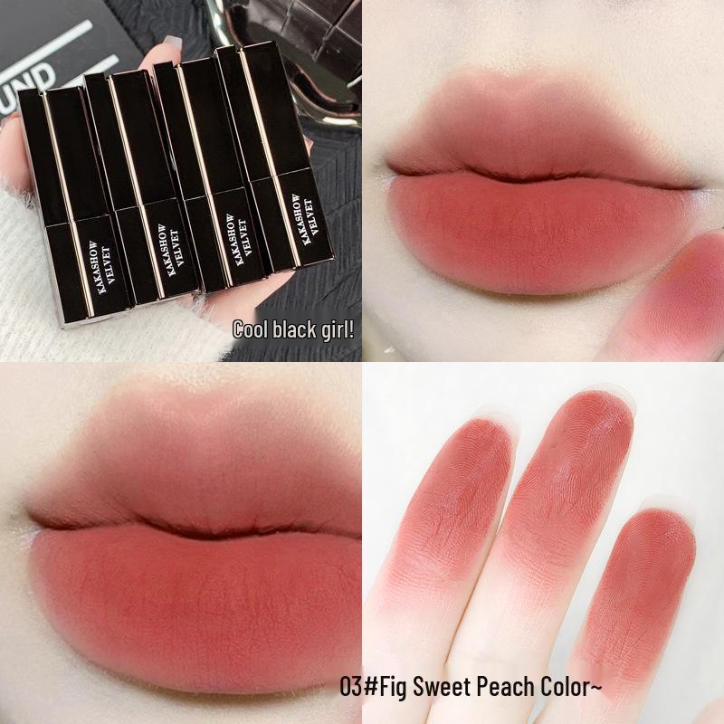 Kakashow Velvet Matte Lipstick: Autumn & Winter Whitening Collection 3.8g
Kakashow Velvet Matte Lipstick: Autumn & Winter Whitening Collection 3.8g