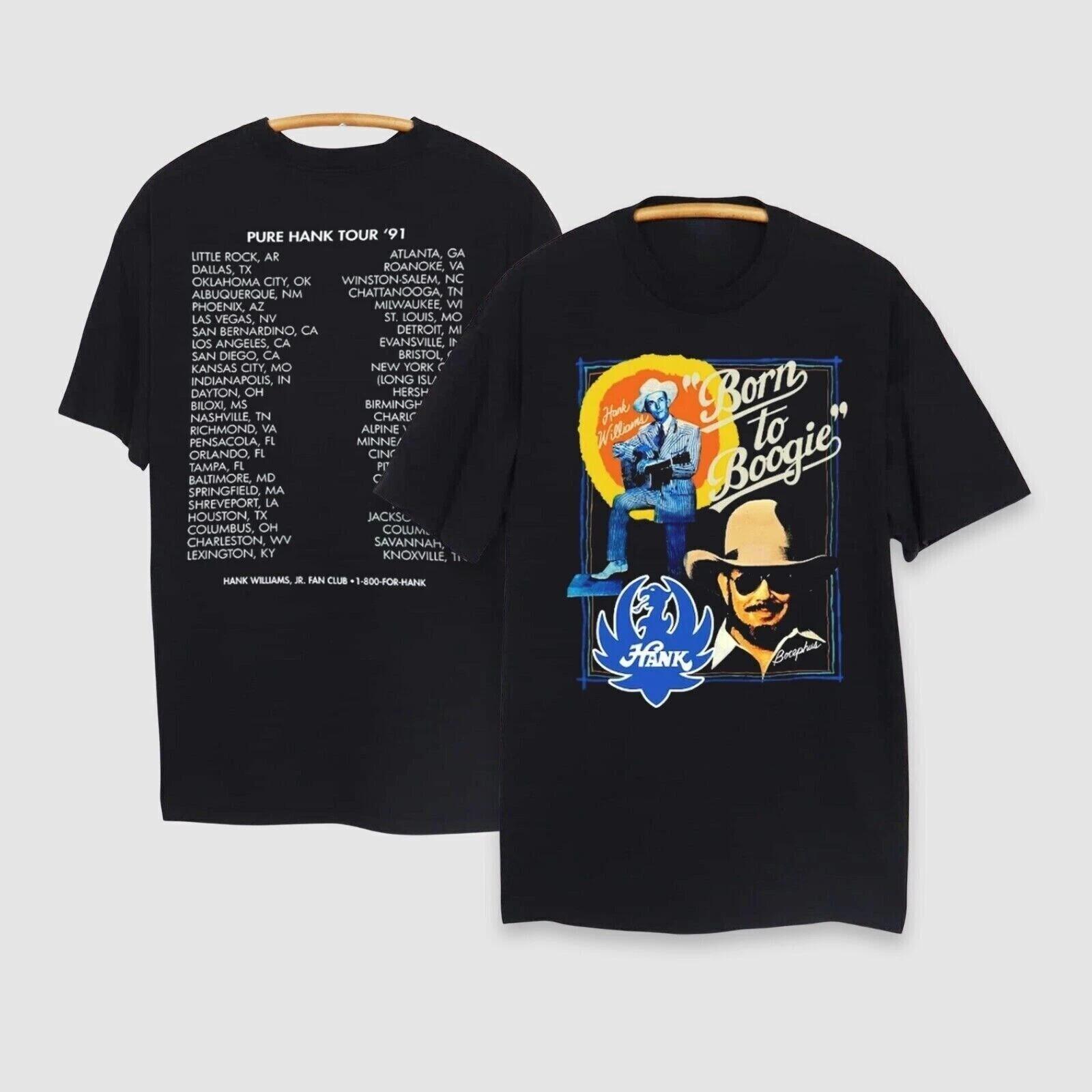Hank Williams Jr T-Shirt, Two Sides Cotton All sizes M
Hank Williams Jr T-Shirt, Two Sides Cotton All sizes M