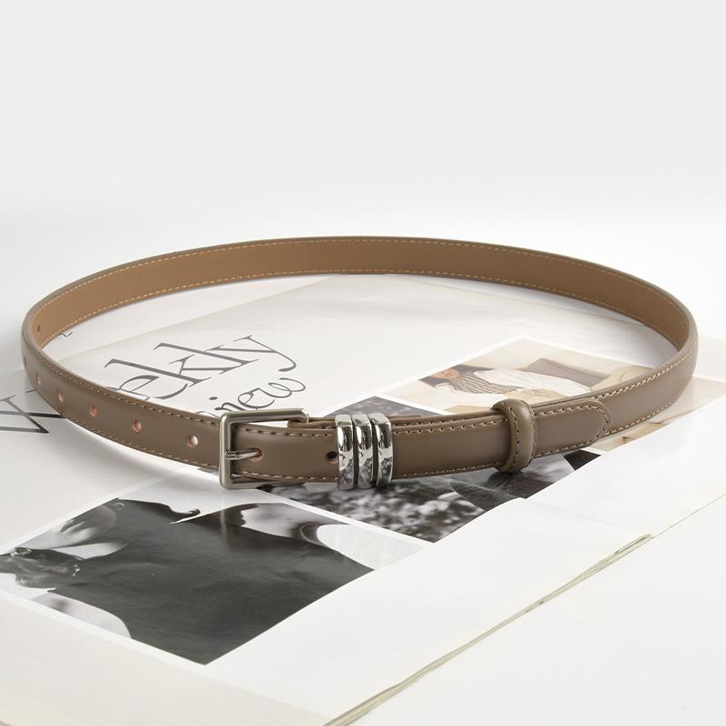 Women s Genuine Leather Belt Women s Decoration Versatile Thin Belt Cowhide Summer Ins Style Jeans Belt Black New Style 105cm
Women s Genuine Leather Belt Women s Decoration Versatile Thin Belt Cowhide Summer Ins Style Jeans Belt Black New Style 105cm