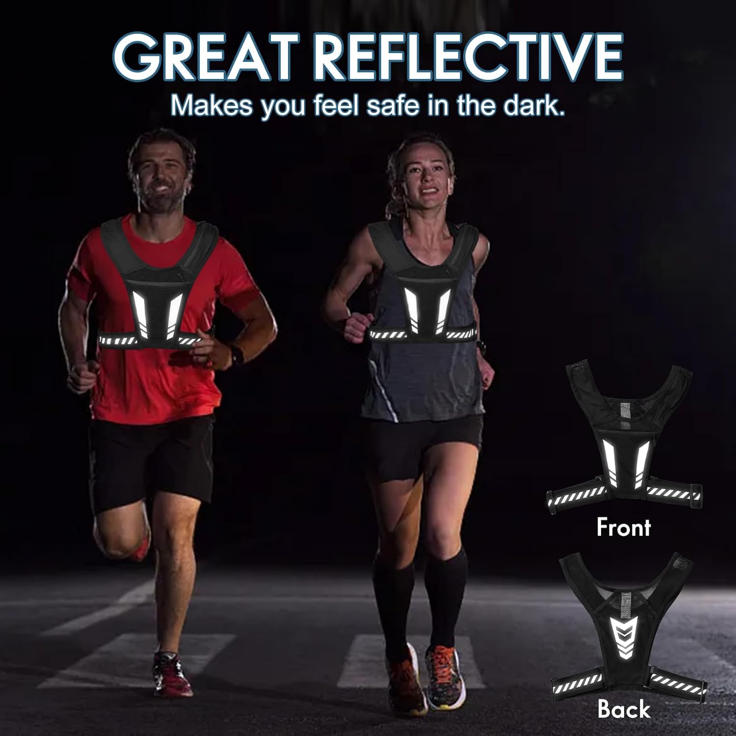 Reflective Vest Chest Mobile Phone Water Bottle Holder Adjustable Training Exercise Equipment for Night Running and Cycling
Reflective Vest Chest Mobile Phone Water Bottle Holder Adjustable Training Exercise Equipment for Night Running and Cycling