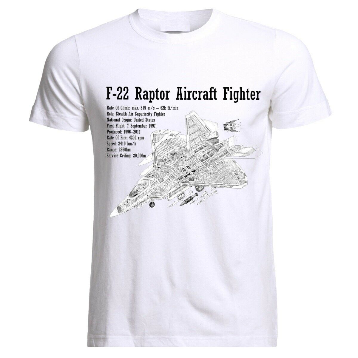F22 Raptor Stealth Tactical Fighter Blueprint TShirt 100 Cotton ONeck Summer Short Sleeve Casual Mens Tshirt Size S3XL S
F22 Raptor Stealth Tactical Fighter Blueprint TShirt 100 Cotton ONeck Summer Short Sleeve Casual Mens Tshirt Size S3XL S