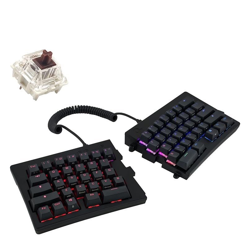 BAROCCO MiSTEL MD600 Alpha (English layout/brown axis) Separate type keyboard wired USB/Wireless Bluetooth 5.0 60% layout 64 key black color PBT white
BAROCCO MiSTEL MD600 Alpha (English layout/brown axis) Separate type keyboard wired USB/Wireless Bluetooth 5.0 60% layout 64 key black color PBT white